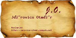 Járovics Otmár névjegykártya